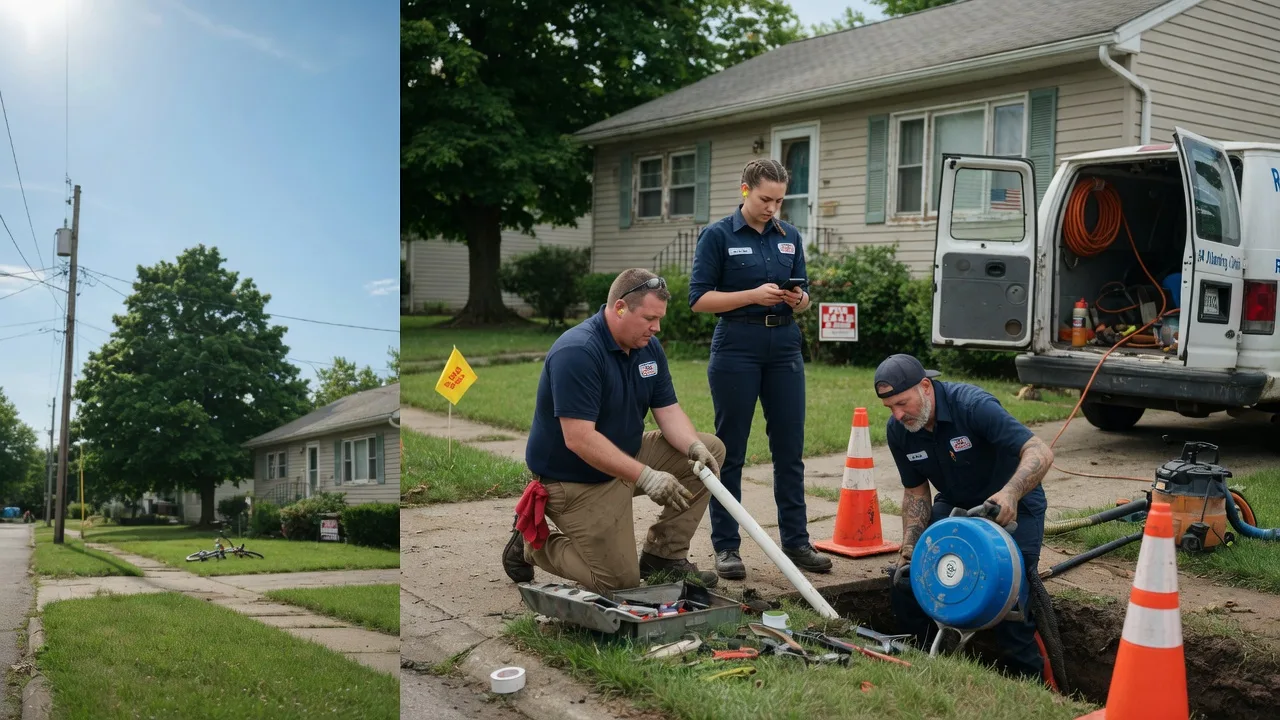 Sewer Line Repair in New Galilee, PA near me